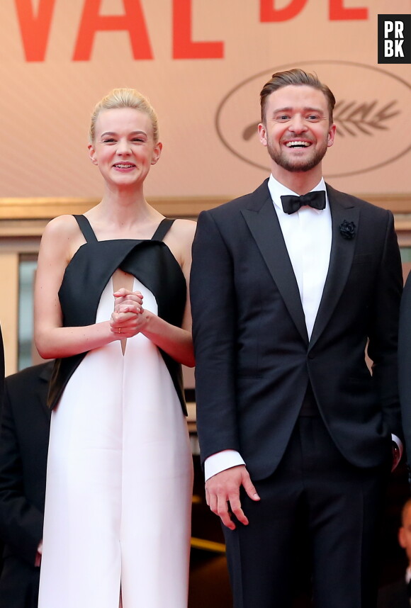 Justin Timberlake et Carey Mulligan - Montee des marches du film "Inside Llewyn Davis" lors du 66eme festival du film de Cannes, le 19 mai 2013. 