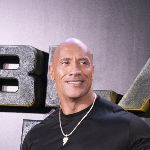 Dwayne Johnson à la première de "Black Adam" à Madrid le 19 octobre 2022.