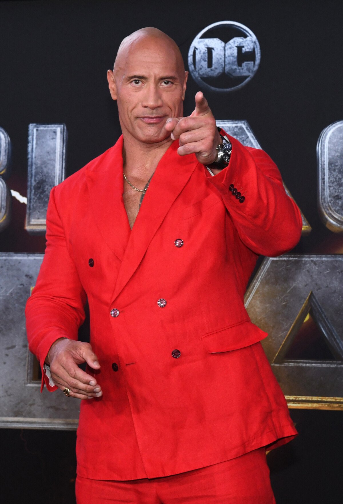 Photo : Dwayne (The Rock) Johnson à la première du film "Black Adam" à