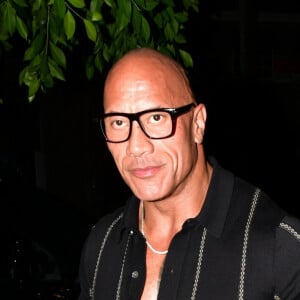 EXCLUSIVE West Hollywood, CA - Dwayne 'The Rock' Johnson steps out for dinner at Catch Steak House in West Hollywood. Pictured: Dwayne Johnson, The Rock