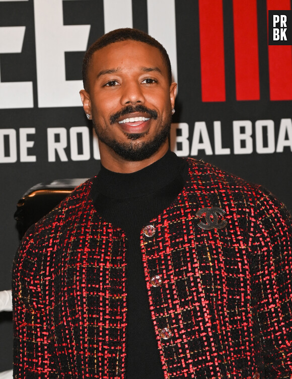 Michael B. Jordan - Première du film "Creed III" au cinéma Le Grand Rex à Paris le 13 février 2023. © Coadic Guirec/Bestimage Premiere of the film "Creed III" at the Le Grand Rex cinema in Paris on February 13, 2023.