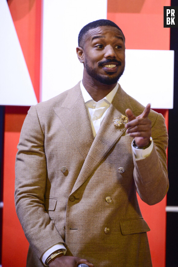 Michael B. Jordan à la première du film "Creed III" à Mexico, le 9 février 2023. Michael B. Jordan at the "Creed III" premiere in Mexico City on February 9, 2023.
