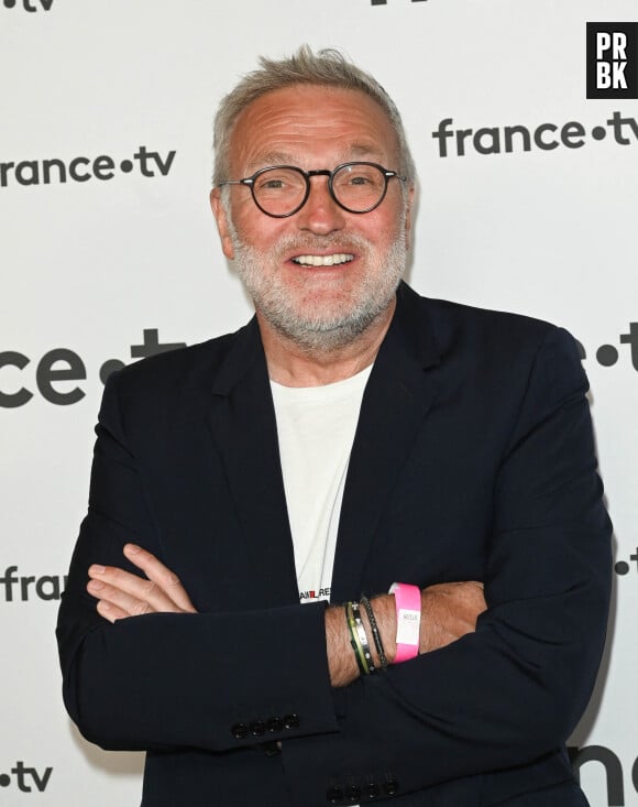 Laurent Ruquier au photocall pour la conférence de presse de rentrée de France TV à la Grande Halle de la Villette à Paris, France, le 6 juillet 2022. © Coadic Guirec/Bestimage 