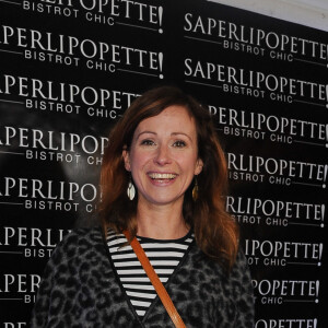 Sophie Ferjani à l'inauguration du restaurant "Saperlipopette!" de Norbert Tarayre (Top Chef 3) à Puteaux, le 17 novembre 2014.