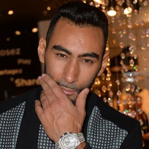 La Fouine (Laouni Mouhid) - Soirée de lancement de la nouvelle collection "Diva, The Crystal Angel" de Morgan avec Swarovski Elements à la boutique Morgan des Champs-Elysées à Paris, le 4 décembre 2014.