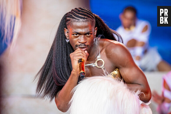 Lil Nas X est une star de la scène américaine.
Lil Nas X à Glastonbury.