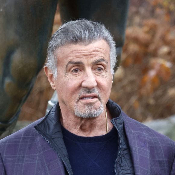 Sylvester Stallone à Philadelphie.
