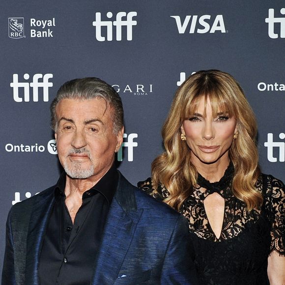 Sylvester Stallone et sa femme à la première du documentaire "Sly" lors du 48ème festival international du film de Toronto (TIFF) le 16 septembre 2023. © Brent Perniac/AdMedia via ZUMA Press Wire / Bestimage