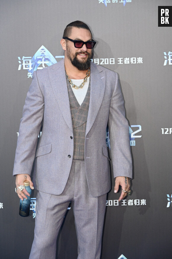 December 14, 2023, Shanghai, Shanghai, China: On December 9, 2023, Jason Momoa on their new film ''Aquaman and the Lost Kingdom'' promotion event in Shanghai. © SIPA Asia / Zuma Press / Bestimage  