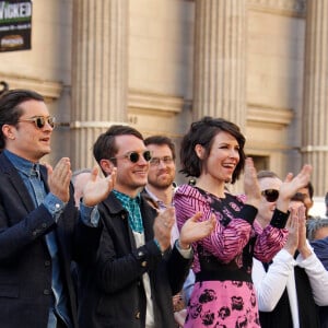 Orlando Bloom, Elijah Wood, Evangeline Lilly - Peter Jackson reçoit son étoile sur le Walk of Fame à Hollywood, le 8 décembre 2014  Celebrities attend the Hollywood Walk of Fame dedication for director Peter Jackson on December 8, 2014 in Hollywood 