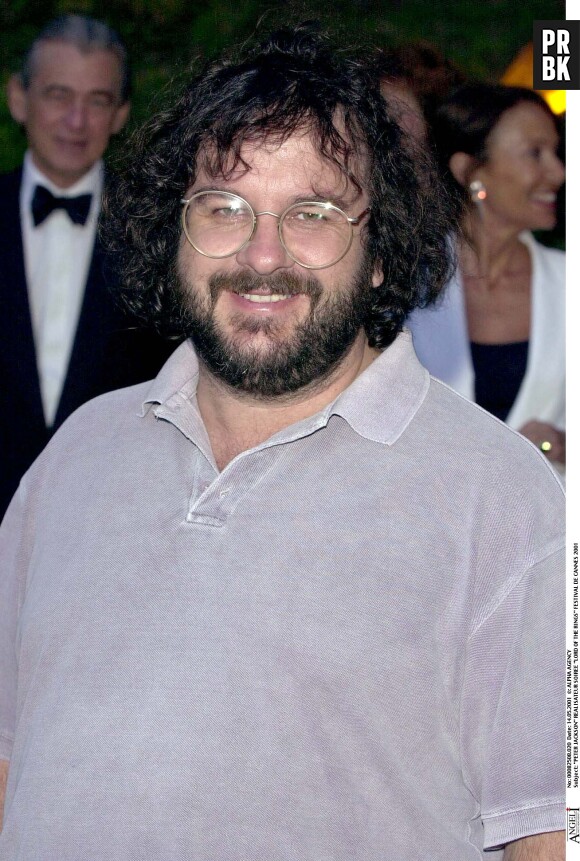 "PETER JACKSON" REALISATEUR SOIREE "LORD OF THE RINGS" FESTIVAL DE CANNES 2001 "PLAN AMERICAIN" 
