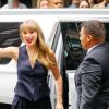 Taylor Swift arrive au Beacon Theater pour le festival du film de Tribeca à New York le 11 juin 2022.