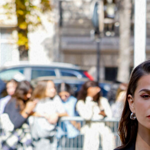 Marisa Abela - Arrivées au défilé Miu Miu Collection Femme Prêt-à-porter Printemps/Eté 2023 lors de la Fashion Week de Paris (PFW), France, le 4 octobre 2022. © Veeren-Clovis/Bestimage