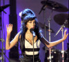 Amy Winehouse au concert de Hyde Park à Londres pour les 90 ans de Nelson Mandela le 27 juin 2008