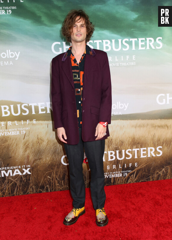 Matthew Gray Gubler attending the 'Ghostbusters: Afterlife' World Premiere held at the AMC Lincoln Square on November 15, 2021 in New York City, NY, USA. Photo by Steven Bergman/AFF/ABACAPRESS.COM 