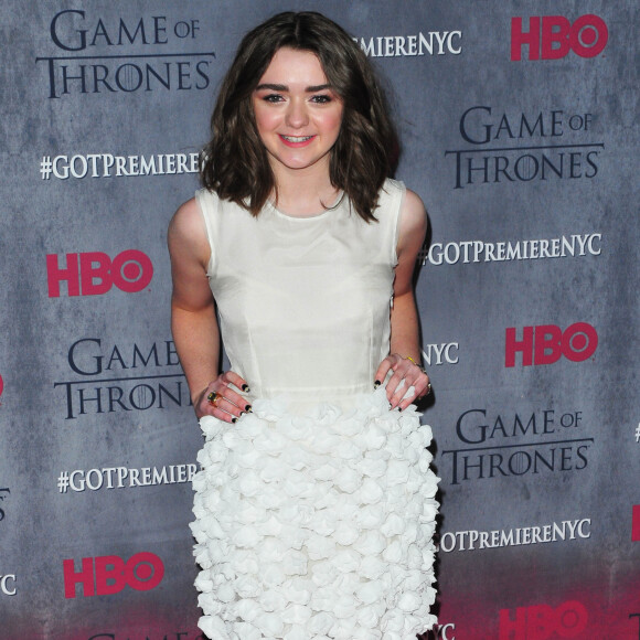Maisie Williams - Présentation de la saison 4 de la série "Game of Thrones" à New York, le 19 mars 2014.
