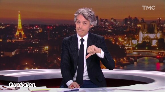 Quotidien : Yann Barthès se moque du look de Gabriel Attal, en visite dans une ferme, "une idée de génie..."