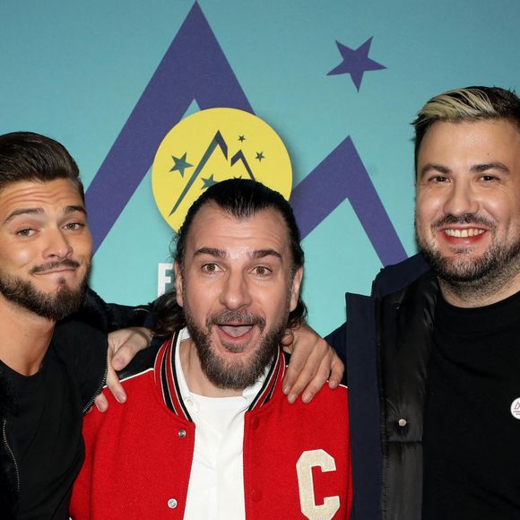 Rayane Bensetti, Michaël Youn, Ludovik pour le film "BDE" dans le cadre du 26ème Festival de l'Alpe d'Huez le 20 Janvier 2023 . © Dominique Jacovides/Bestimage