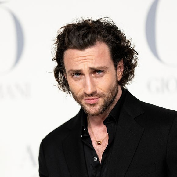 Aaron Taylor-Johnson invité à la soirée Acqua Di Gio à Madrid le 7 mars 2024
