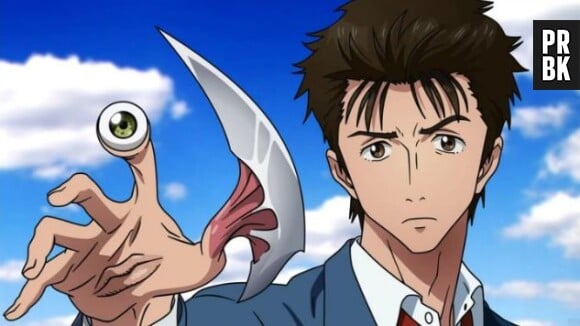 Shinichi Izumi dans l'anime Parasyte : The Grey.