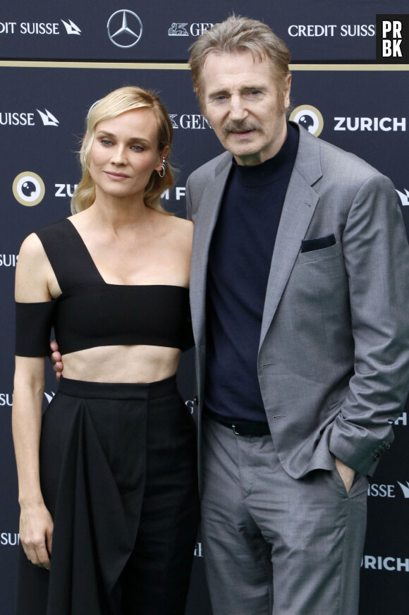 Diane Kruger et Liam Neeson à la première du film "Marlowe" lors du Festival du Film de Zurich 2022, le 25 septembre 2022.