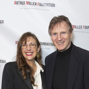 Rebecca Miller et Liam Neeson - People à la soirée de gala "2018 Arthur Miller Foundation Honors" à New York. Le 22 octobre 2018