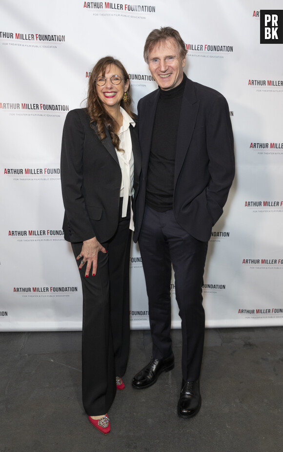 Rebecca Miller et Liam Neeson - People à la soirée de gala "2018 Arthur Miller Foundation Honors" à New York. Le 22 octobre 2018