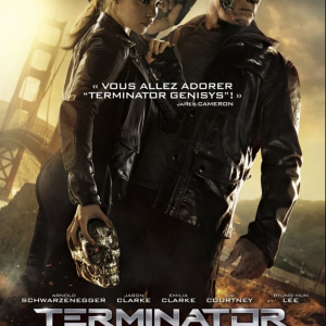 Affiche du film "Terminator Genisys" avec Emilia Clarke.