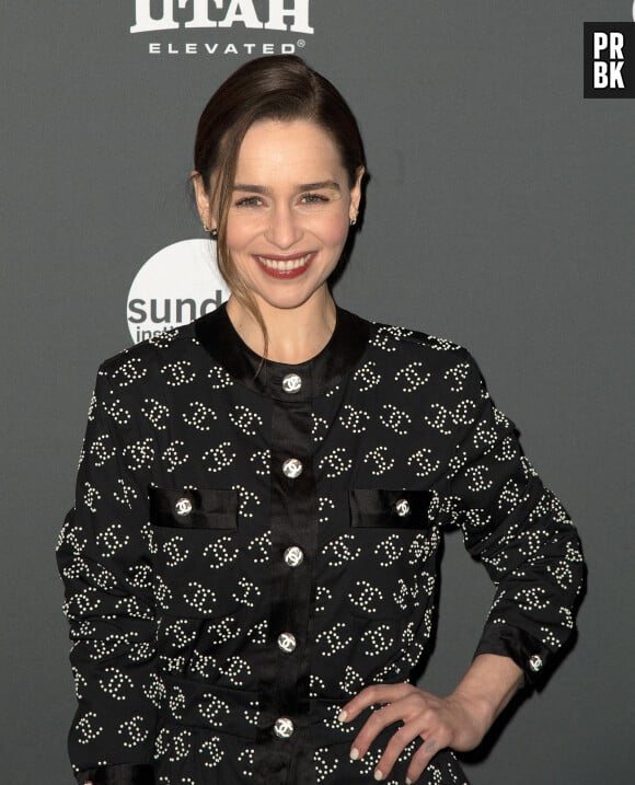 Emilia Clarke à la première de "Pod Generation" lors du Festival du Film de Sundance 2023 à Park City, le 19 janviee 2023.