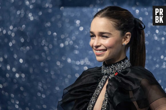 Emilia Clarke à l'avant-première du film Last Christmas à Londres, le 11 novembre 2019.