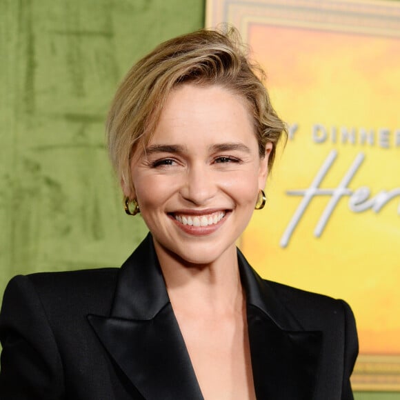 Emilia Clarke à la première de "My Dinner With Herve" à Los Angeles, le 4 octobre 2018.