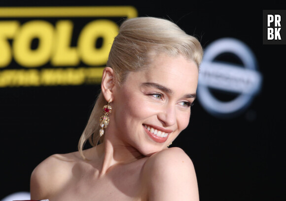 Emilia Clarke - Première du film Solo: A Star Wars Story a Hollywood, le 10 mai 2018.