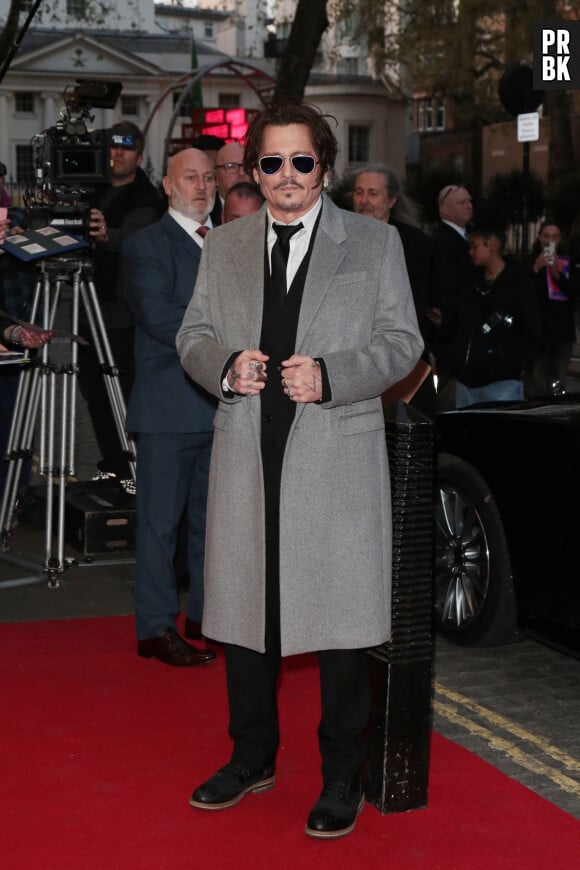 Johnny Depp à l'avant-première de Jeanne du Barry à Londres