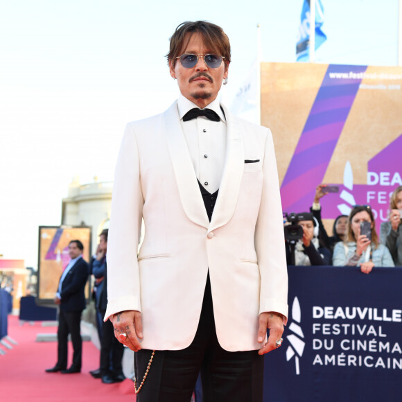 Johnny Depp à la première du film "Waiting For The Barbarians" lors du 45éme festival du Cinéma Américain de Deauville, France, le 8 septembre 2019.