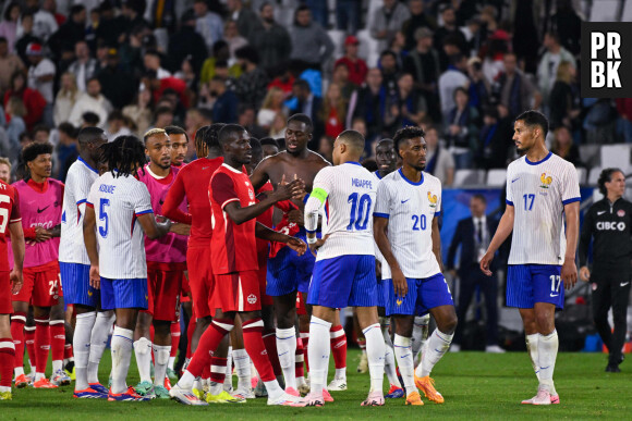 Match de l'équipe de France face au Canada le 9 juin 2024 à Bordeaux