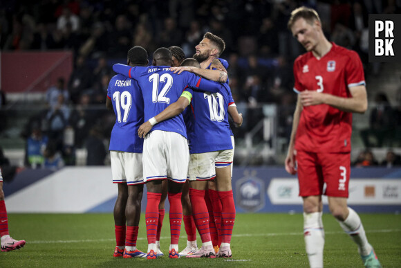 L'équipe de France s’est imposée face au Luxembourg (3-0) lors du premier match de préparation à l’Euro au stade Saint-Symphorien, à Metz le 5 juin 2024.