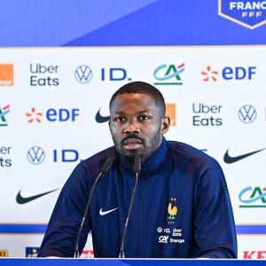 Marcus THURAM en conférence de presse avec l'Equipe de France. Photo by Anthony Dibon/Icon Sport/ABACAPRESS.COM