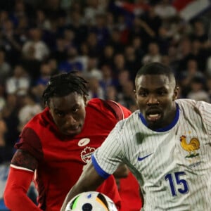 Marcus Thuram le 9 juin 2024 lors d'un match avec l'Equipe de France contre le Canada Photo by Thibaud MORITZ/ABACAPRESS.COM