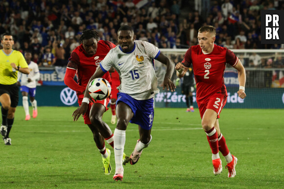 Marcus Thuram le 9 juin 2024 lors d'un match avec l'Equipe de France contre le Canada Photo by Thibaud MORITZ/ABACAPRESS.COM