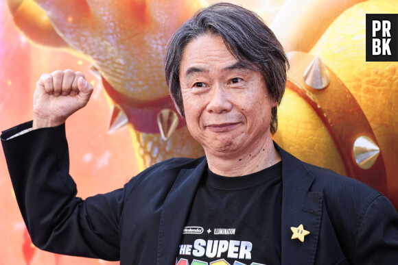 Japanese video game designer, producer et game director à la première du film "The Super Mario Bros" à Los Angeles, le 1er avril 2023. 