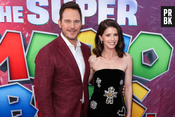 Chris Pratt et Katherine Schwarzenegger à la première de "The Super Mario Bros". 