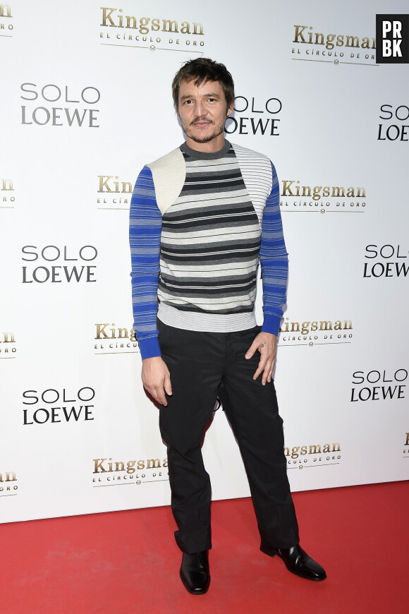 Pedro Pascal au lancement du nouveau parfum "Solo Loewe" et la première de "Kingsman: The Golden Circle" à Madrid, le 19 septembre 2017.