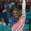 La gymnaste Simone Biles et ses coéquipières remportent la médaille d'or lors de la finale de gymnastique artistique féminine par équipe aux Jeux Olympiques de Paris 2024 (JO), le 30 juillet 2024.