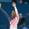 Simone Biles toujours aussi forte - Célébrités assistent aux épreuves de gymnastique lors des Jeux Olympiques de Paris 2024 (JO) au Palais omnisports Bercy Arena, à Paris, France, le 30 juillet 2024. © Jacovides-Perusseau/Bestimage