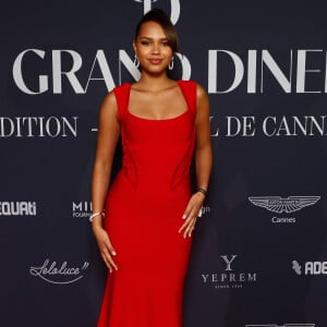 Indira Ampiot lors de la soirée de gala "le Grand Dîner" au Palais Bulles à Théoule-sur-mer lors du Festival International du Film de Cannes. © Christophe Clovis / Bestimage