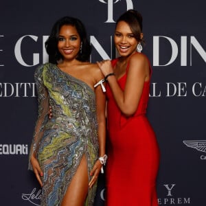 Clémence Botino et Indira Ampiot - Photocall de la soirée de gala "le Grand Dîner" au Palais Bulles à Théoule-sur-mer lors du Festival International du Film de Cannes. © Christophe Clovis / Bestimage