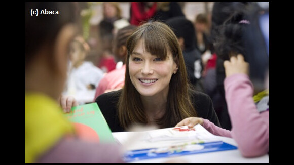 Salon du livre de Paris 2011 ... Carla Bruni en visite (photos)