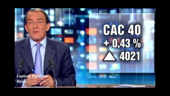 JT de 13h de TF1 ... Pernaut donne le cours du CAC 40 malgré la fermeture de la bourse (VIDEO)