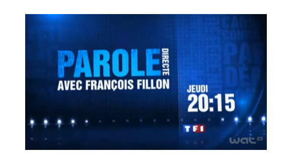 Parole Directe avec François Fillon sur TF1 ce soir ... vos impressions