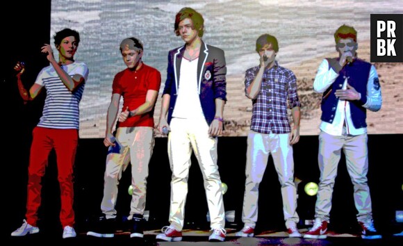 One Direction, le groupe sur scène